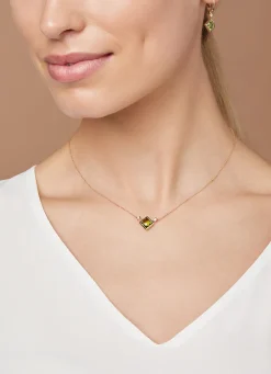 Diamond Point Geelgouden Colliers|Colliers Met Kleurstenen<Geelgouden collier, 2.10 ct peridoot, Philosophy