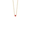 Diamond Point Geelgouden Colliers|Colliers Met Kleurstenen<Geelgouden collier, 0.05 ct robijn, Joy