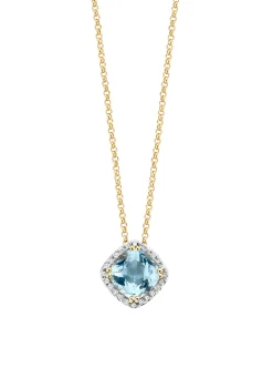 Diamond Point Geelgouden Colliers|Colliers Met Kleurstenen<Geelgouden collier, 1.74 ct topaas, Fiësta