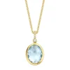 Diamond Point Geelgouden Colliers|Colliers Met Kleurstenen<Geelgouden collier, 2.45 ct topaas, Philosophy