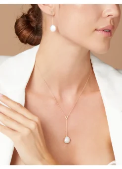Diamond Point Geelgouden Colliers|Geelgouden Bruidssieraden<Geelgouden collier Marigold