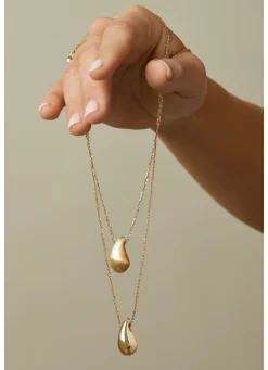 Diamond Point Geelgouden Colliers|Geelgouden Bruidssieraden<Geelgouden collier Marigold