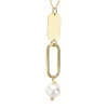 Diamond Point Geelgouden Colliers|Parelkettingen<Geelgouden collier Marigold