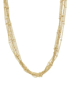 Diamond Point Geelgouden Colliers|Fijne Colliers<Geelgouden collier Marigold