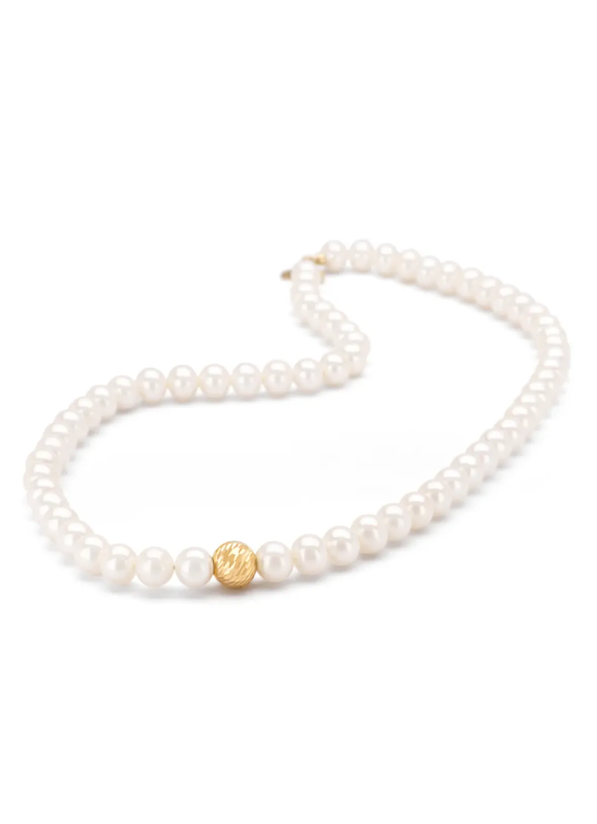 Diamond Point Geelgouden Colliers|Parelkettingen<Geelgouden collier Rivièra