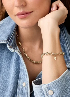 Diamond Point Geelgouden Colliers|Schakel Colliers<Geelgouden collier Timeless Treasures 45 cm