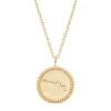 Diamond Point Geelgouden Colliers|Diamanten Colliers<Geelgouden collier, Zodiac-Aries (Ram)