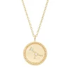 Diamond Point Geelgouden Colliers|Diamanten Colliers<Geelgouden collier, Zodiac-Cancer (Kreeft)