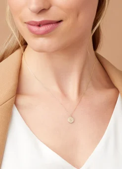 Diamond Point Geelgouden Colliers|Diamanten Colliers<Geelgouden collier, Zodiac-Capricorn (Steenbok)