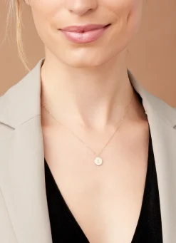 Diamond Point Geelgouden Colliers|Diamanten Colliers<Geelgouden collier, Zodiac-Gemini (Tweeling)
