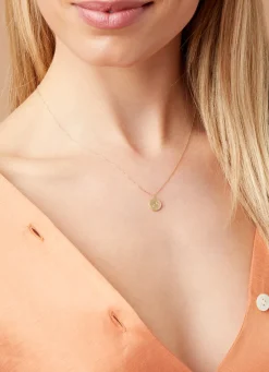 Diamond Point Geelgouden Colliers|Diamanten Colliers<Geelgouden collier, Zodiac-Leo (Leeuw)