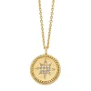 Diamond Point Geelgouden Colliers|Diamanten Colliers<Geelgouden collier, Zodiac-Star