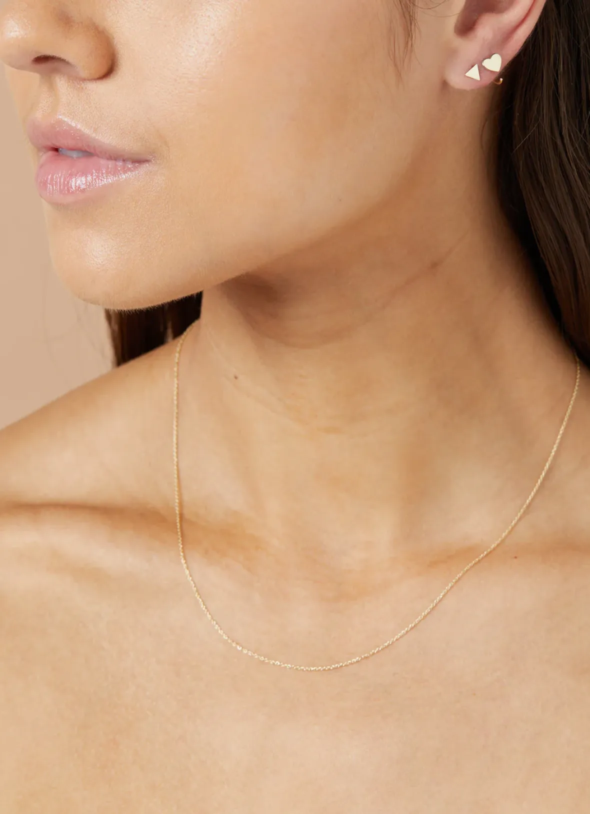 Diamond Point Geelgouden Oorsieraden|Oorhangers<Geelgouden earcuffs Marigold