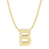 Diamond Point Letter Hangers|Losse Hangers<Geelgouden hanger B, Alphabet