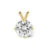 Diamond Point Solitair C|Solitair Classic<Geelgouden hanger, 0.61 ct diamant, Groeibriljant