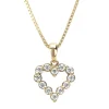 Diamond Point Losse Hangers|Geelgouden Bruidssieraden<Geelgouden hanger, 0.25 ct diamant, Hearts & Arrows