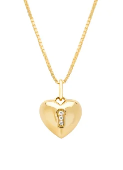Diamond Point Losse Hangers|Geelgouden Bruidssieraden<Geelgouden hanger, 0.02 ct diamant, Timeless Treasures