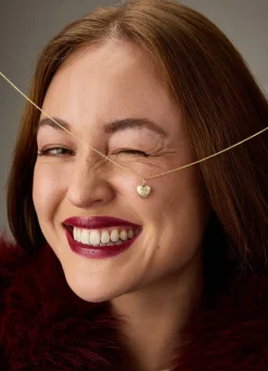 Diamond Point Losse Hangers|Geelgouden Bruidssieraden<Geelgouden hanger, 0.02 ct diamant, Timeless Treasures