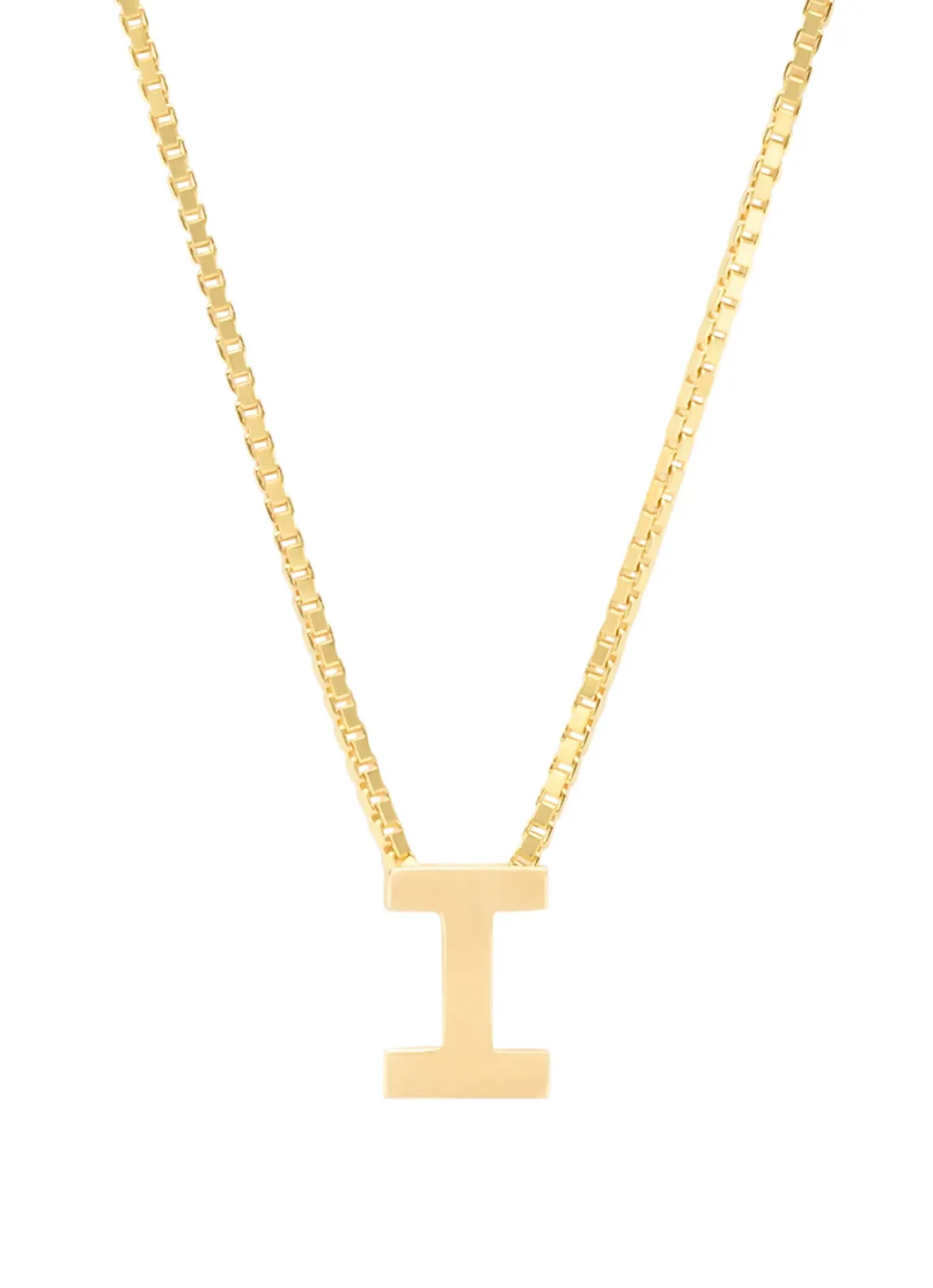 Diamond Point Letter Hangers|Losse Hangers<Geelgouden hanger I, Alphabet