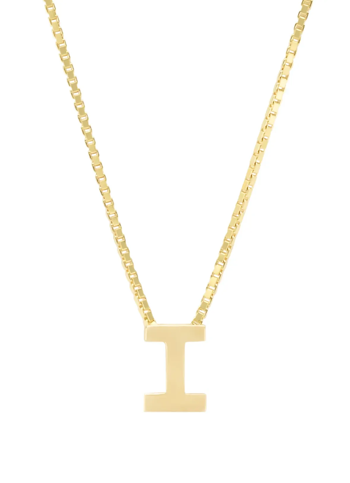 Diamond Point Letter Hangers|Losse Hangers<Geelgouden hanger I, Alphabet