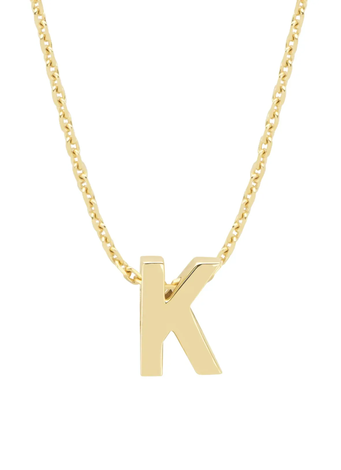 Diamond Point Letter Hangers|Losse Hangers<Geelgouden hanger K, Alphabet