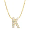 Diamond Point Losse Hangers|Letter Hangers<Geelgouden hanger K, 0.05 ct diamant, Alphabet