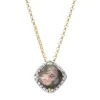 Diamond Point Geelgouden Colliers|Colliers Met Kleurstenen<Geelgouden hanger met collier, 1.37 ct kwarts, Fiësta