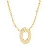 Diamond Point Letter Hangers|Losse Hangers<Geelgouden hanger O, Alphabet