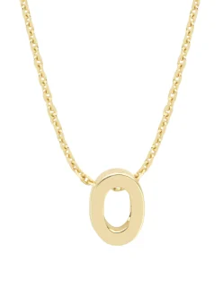 Diamond Point Letter Hangers|Losse Hangers<Geelgouden hanger O, Alphabet