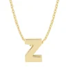 Diamond Point Letter Hangers|Losse Hangers<Geelgouden hanger Z, Alphabet