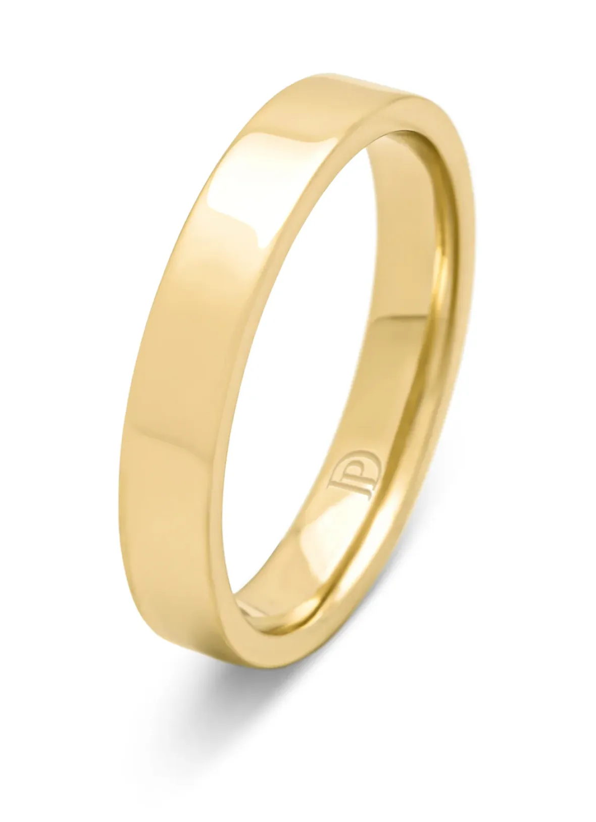 Diamond Point Geelgouden Ringen|Trouwringen Voor Mannen<Geelgouden 14 kt trouwring, Wedding