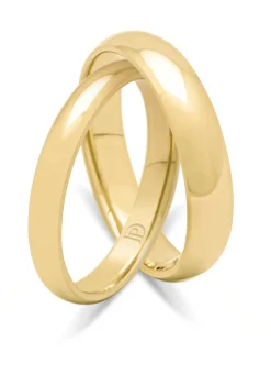 Diamond Point Geelgouden Ringen|Trouwringen Voor Mannen<Geelgouden 18 kt trouwring, Wedding