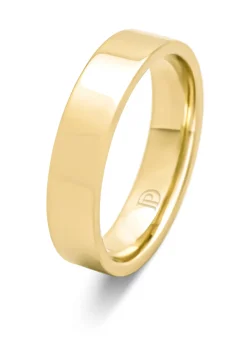 Diamond Point Geelgouden Ringen|Trouwringen Voor Mannen<Geelgouden 14 kt trouwring, Wedding