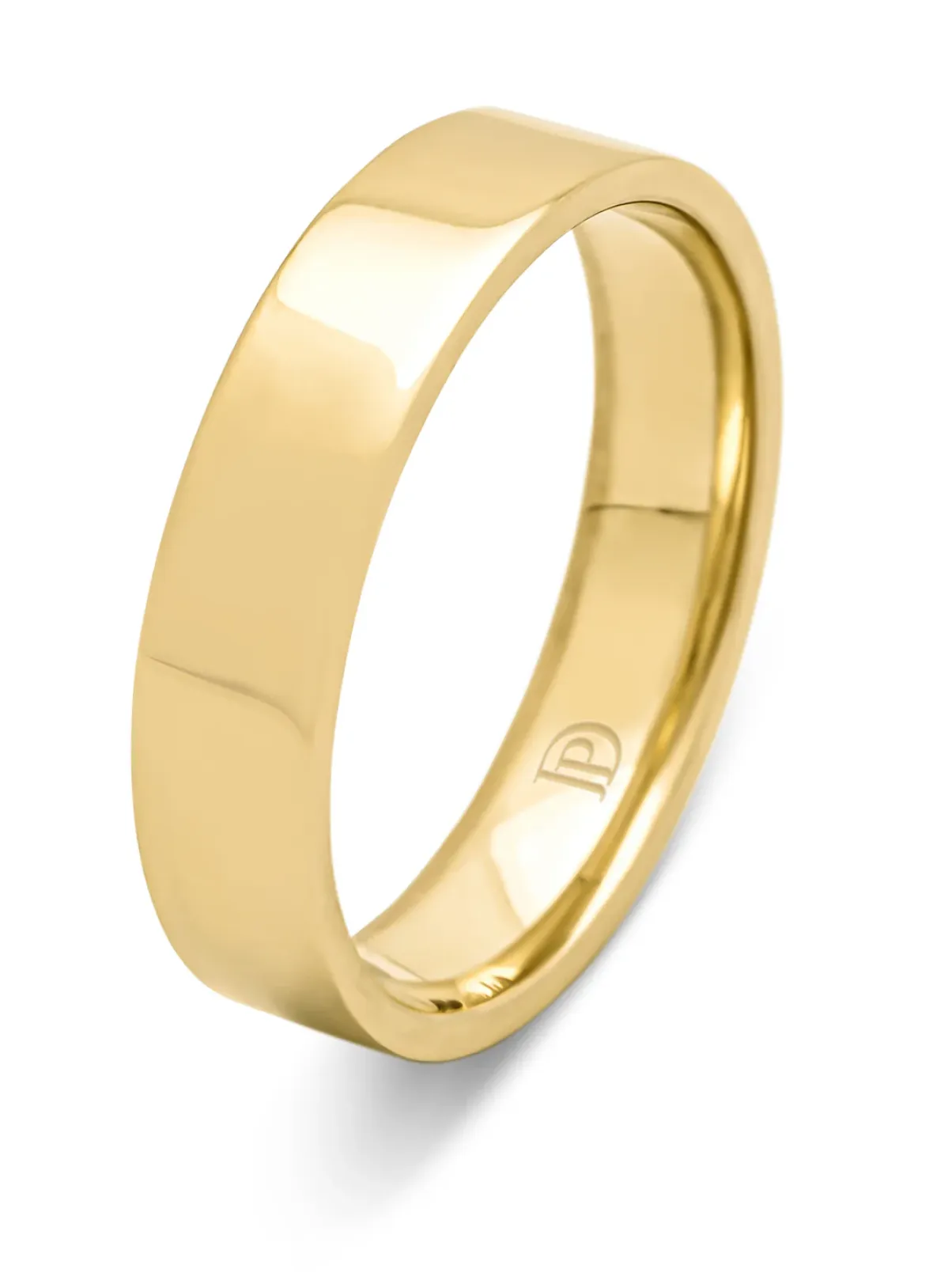Diamond Point Geelgouden Ringen|Trouwringen Voor Mannen<Geelgouden 14 kt trouwring, Wedding