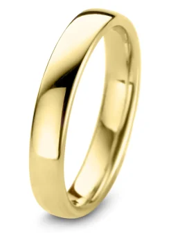 Diamond Point Geelgouden Ringen|Trouwringen Voor Mannen<Geelgouden 18 kt trouwring, Wedding