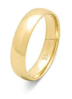 Diamond Point Geelgouden Ringen|Trouwringen Voor Mannen<Geelgouden 18 kt trouwring, Wedding