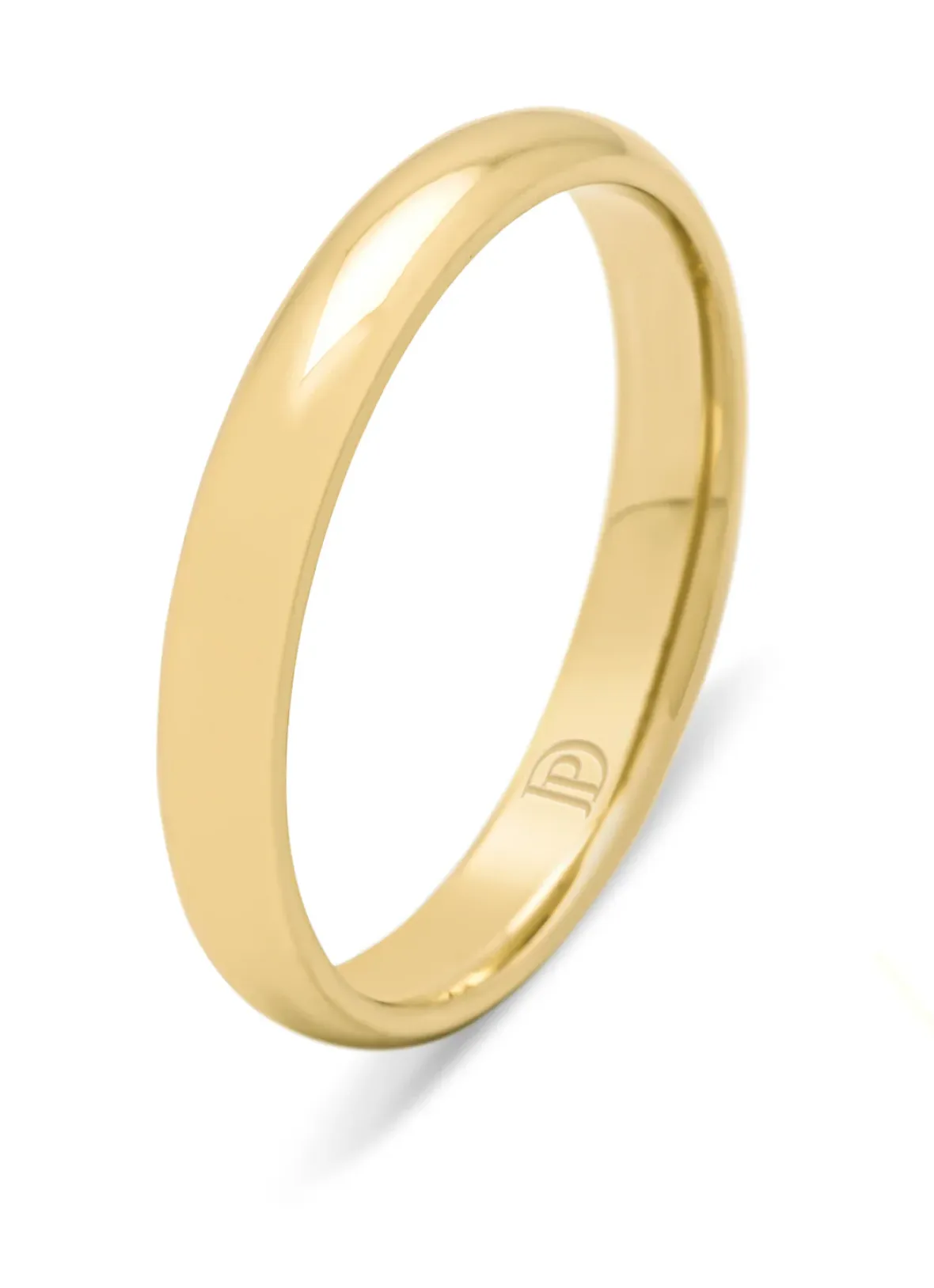 Diamond Point Geelgouden Ringen|Trouwringen Voor Mannen<Geelgouden 14 kt trouwring, Wedding