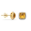 Diamond Point Oorsieraden Met Kleurstenen|Geelgouden Oorsieraden<Geelgouden oorsieraden, 3.32 ct citrien, Fiësta