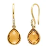 Diamond Point Geelgouden Oorsieraden|Oorsieraden Met Kleurstenen<Geelgouden oorsieraden, 3.54 ct citrien, Philosophy