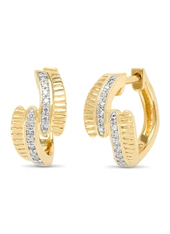 Diamond Point Geelgouden Oorsieraden|Diamanten Oorsieraden<Geelgouden oorsieraden, 0.09 ct diamant, Alliance