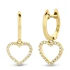 Diamond Point Geelgouden Oorsieraden|Diamanten Oorsieraden<Geelgouden oorsieraden, 0.13 ct diamant, Dreamer