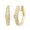 Diamond Point Geelgouden Oorsieraden|Diamanten Oorsieraden<Geelgouden oorsieraden, 0.29 ct diamant, Ensemble