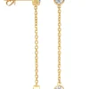 Diamond Point Geelgouden Oorsieraden|Diamanten Oorsieraden<Geelgouden oorsieraden, 0.70 ct diamant, Hearts & Arrows
