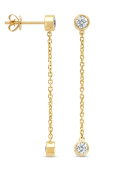 Diamond Point Geelgouden Oorsieraden|Diamanten Oorsieraden<Geelgouden oorsieraden, 0.70 ct diamant, Hearts & Arrows
