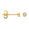 Diamond Point Geelgouden Oorsieraden|Diamanten Oorsieraden<Geelgouden oorsieraden, 0.06 ct diamant, Joy