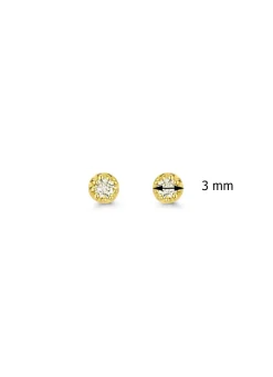Diamond Point Geelgouden Oorsieraden|Diamanten Oorsieraden<Geelgouden oorsieraden, 0.06 ct diamant, Joy
