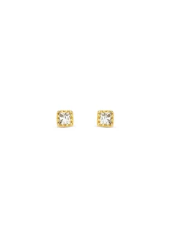 Diamond Point Geelgouden Oorsieraden|Diamanten Oorsieraden<Geelgouden oorsieraden, 0.08 ct diamant, Joy