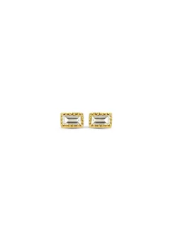 Diamond Point Geelgouden Oorsieraden|Diamanten Oorsieraden<Geelgouden oorsieraden, 0.09 ct diamant, Joy