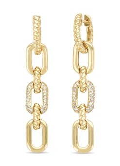 Diamond Point Geelgouden Oorsieraden|Diamanten Oorsieraden<Geelgouden oorsieraden, 0.29 ct diamant, Timeless Treasures