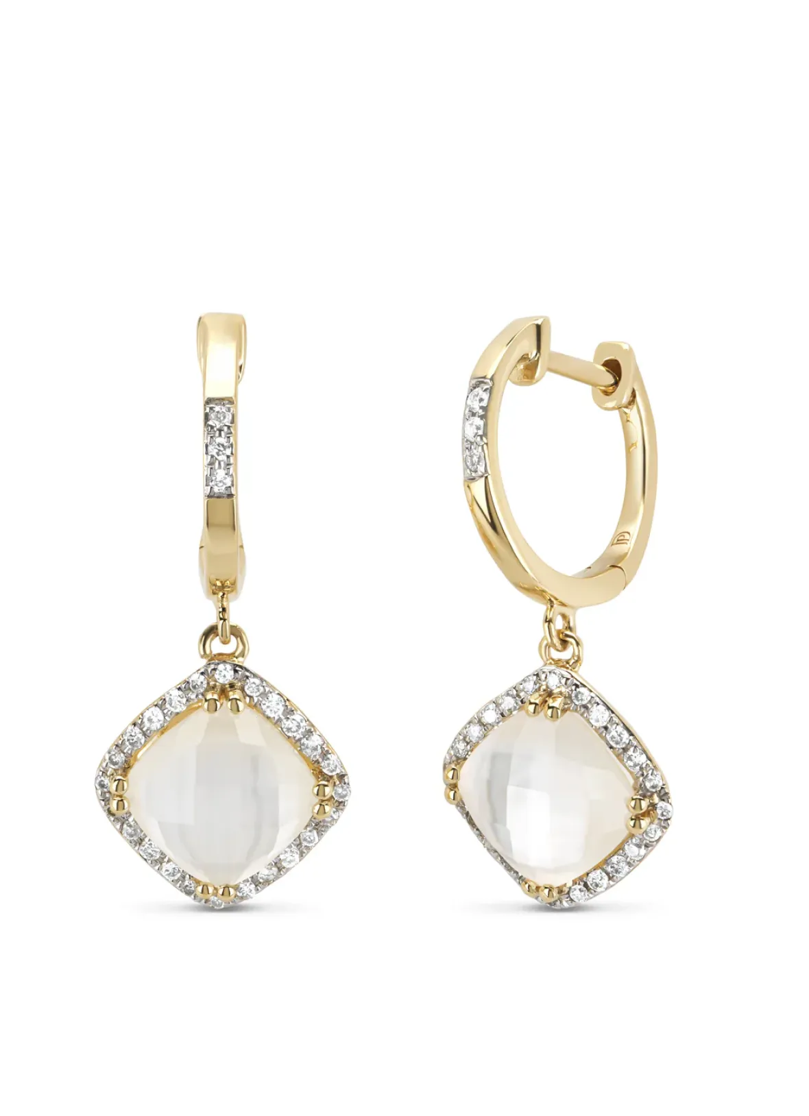 Diamond Point Geelgouden Oorsieraden|Oorsieraden Met Kleurstenen<Geelgouden oorsieraden, 2.79 ct kwarts, Fiësta